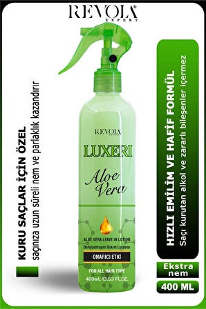 Revola Expert Luxeri Onarıcı Etki Fön Suyu 400 Ml Aloe Vera
