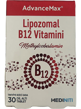 Advancemax Lipozomal B12 30 Tablet 