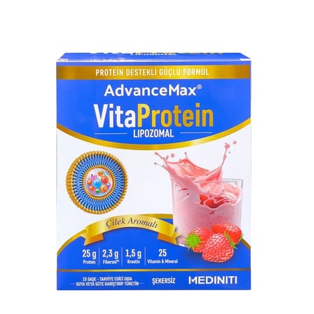 Advancemax Lipozomal Vitaprotein 15 Saşe