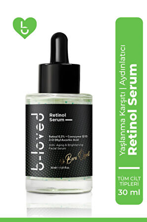 2'li Cilt Bakım Seti Retinol % 0.3 (A Vitamini), Leke Karşıtı %10 Azelaik Asit Serumu