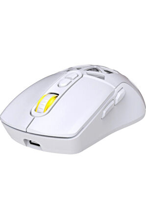 Nexus Air V1 10000 Dpi Pixart PMW3325 Sensör Değiştirilebilir Kapak RGB Kablosuz Gaming Mouse Beyaz