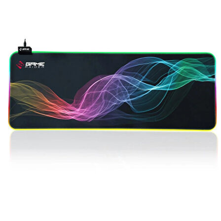 GameRaider GEN XXL RGB Kaydırmaz Kauçuk Taban 90×40cm Mikrofiber Mouse Pad