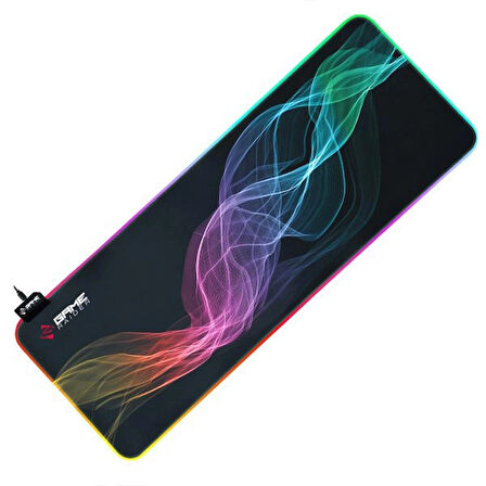 GameRaider GEN XXL RGB Kaydırmaz Kauçuk Taban 90×40cm Mikrofiber Mouse Pad