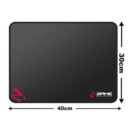 GameRaider GEN M Kaydırmaz Kauçuk Taban 30x40cm Mikrofiber Mouse Pad