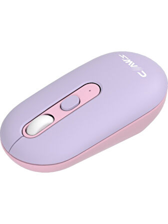 Claw’s Pastel Style Dpı Değiştirme Tuşlu Kombin Renkli Kablosuz Mouse - Mor OUTLET