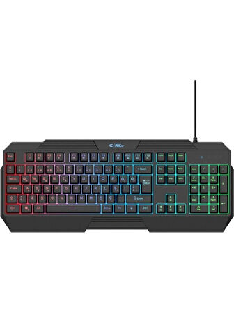 Claw's Thunderstrike Rgb Işıklandırma - 1000Hz Polling Rate - Örgü Kablolu Membran Oyuncu Klavyesi