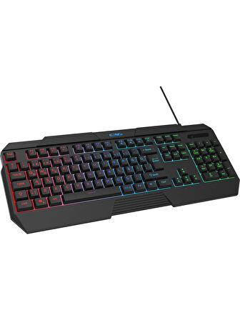 Claw's Thunderstrike Rgb Işıklandırma - 1000Hz Polling Rate - Örgü Kablolu Membran Oyuncu Klavyesi