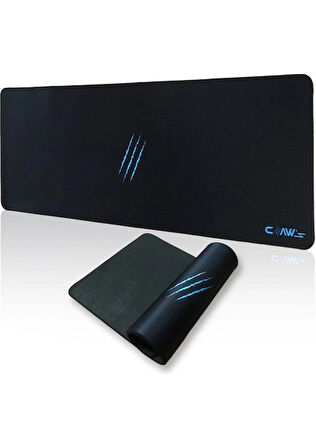 Claw's Soft 80 x 30 cm Mikrofiber Yüzey - Kaydırmaz Kauçuk Zemin - 3 mm Kalınlık - 360 Derece Dikiş - Kolay Temizlenebilir XL Mouse Pad