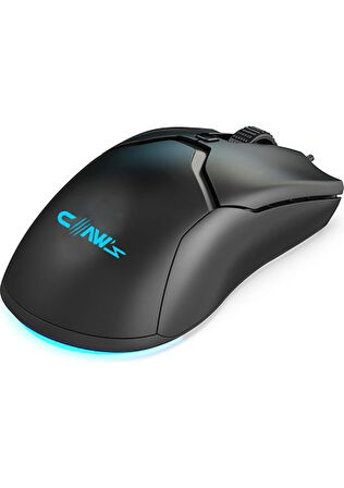 Claw's Cerberus Pixart PAW3519 Sensörlü 4200 Dpi Wide Rgb Özel Abs Doku Kablolu Gaming Mouse - Siyah
