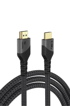 8k UHD HDMI 2.1 48 Gbps / 24K Gold / Alüminyum Gövdeli 8k 60Hz-4K 120Hz-2K 240HZ-FHD 240Hz Destekli Premium HDMI Kablo - 3 Metre (C-Hp-B1-3m)