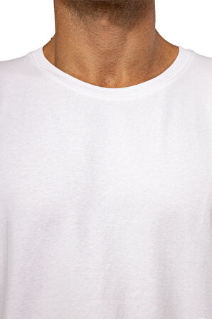 Comencero For Life Erkek Beyaz Basic T-shirt