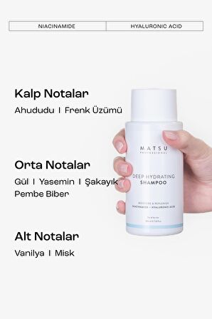 MATSU Deep Hydrating Kuru Saçlar için Yoğun Nemlendirici Şampuan 350ml