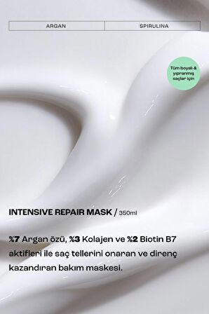 Intensive Repair Yıpranmış Saçlar Için Yoğun Bakım Maskesi 350 ml