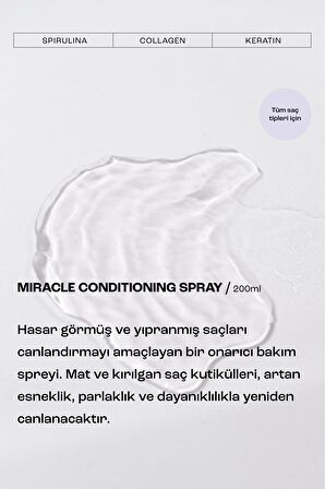 MATSU Miracle Biotinli Onarıcı Kolay Tarama Bakım Spreyi 200ml