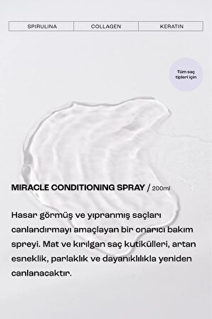 MATSU Miracle Biotinli Onarıcı Kolay Tarama Bakım Spreyi 100ml