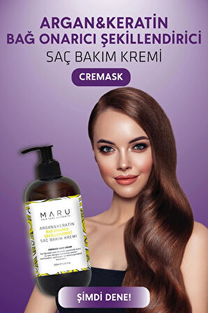 Maru Yoğun Bakım Durulanmayan Saç Bakım Kremi 250 ml 8684382736645