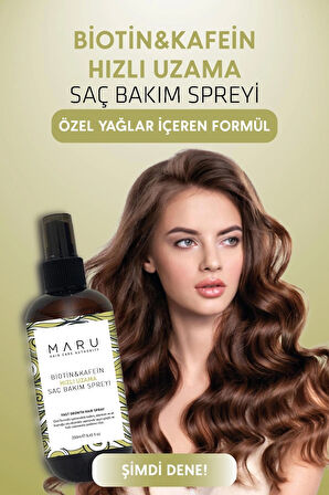 Maru Hızlı Uzama Saç Spreyi 250 ml 8684382736652