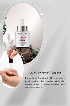 Maru El Ayak Tırnak Besleyici, Onarıcı, Güçlendirici Ve Koruyucu Bakım Serumu 20 ml 