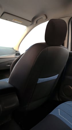 Minderland Axiom Comfort Serisi - Audi RS Q3 ile uyumlu Koltuk Kılıfı, Keten / Mavi