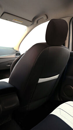 Minderland Axiom Comfort Serisi - Ford Edge ile uyumlu Koltuk Kılıfı, Keten / Kemik