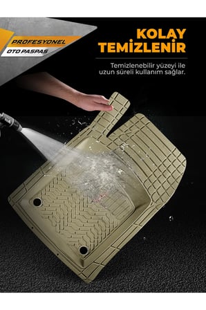 Minderland Pro - Alfa Romeo 159  ile uyumlu Paspas Seti, Bej