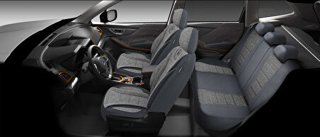 City Serisi FORD Tourneo Courier 2024 sonrası ile Uyumlu Koltuk Kılıfı, Gri