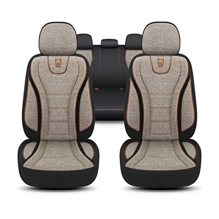 City Serisi DODGE Nitro 2007-2011 ile Uyumlu Koltuk Kılıfı, Kahverengi