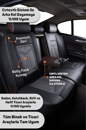 FS Deri Serisi OPEL Astra 2002-2009 İle Uyumlu Takmatik Kılıf, Gri