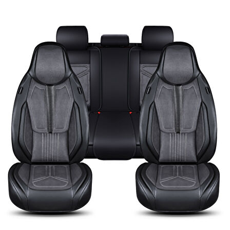 FS Deri Serisi OPEL Astra 2009-2015 İle Uyumlu Takmatik Kılıf, Gri