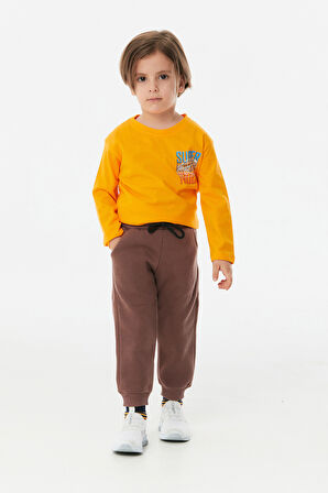 Beli Lastikli Unisex Jogger Çocuk Eşofman Altı