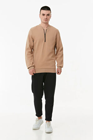 Yarım Fermuarlı Sweatshirt