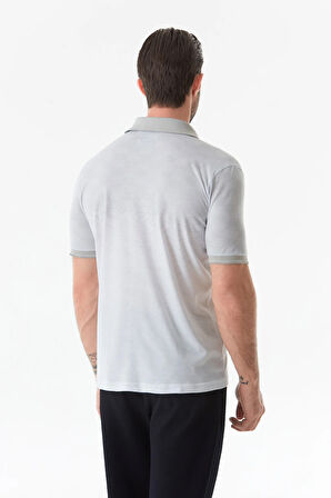 Baskılı Polo Yaka Tişört