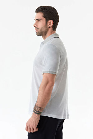 Baskılı Polo Yaka Tişört