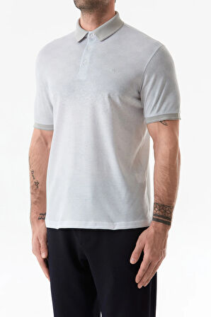 Baskılı Polo Yaka Tişört