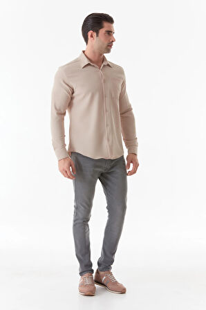 Fermuarlı Straight Jean Pantolon