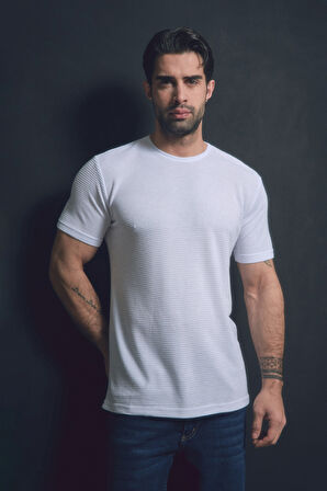 Basic Bisiklet Yaka Tişört