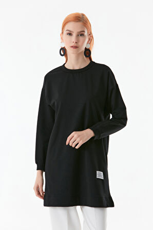 Fullamodest Basic Bisiklet Yaka Tunik