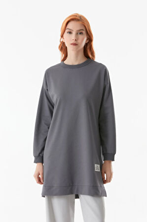 Fullamodest Basic Bisiklet Yaka Tunik