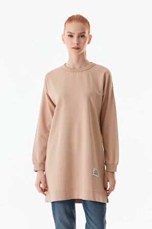 Fullamodest Basic Bisiklet Yaka Tunik