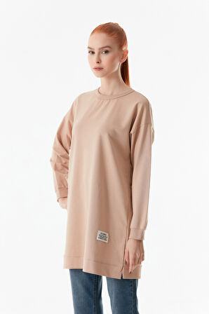 Fullamodest Basic Bisiklet Yaka Tunik