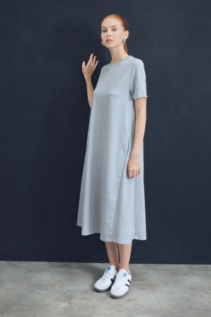 Basic Cepli Oversize Elbise