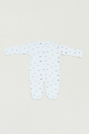 Baskılı Çıtçıtlı Erkek Çocuk Tulum