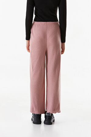 Basic Fitilli Beli Lastikli Pantolon