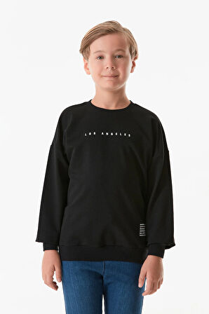 Los Angeles Baskılı Erkek Çocuk Sweatshirt