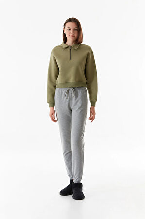 Basic Beli Lastikli Jogger Eşofman Altı