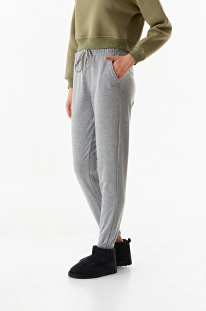 Basic Beli Lastikli Jogger Eşofman Altı