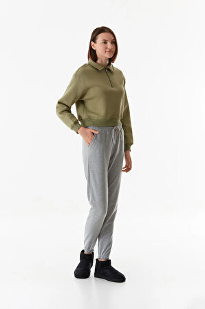 Basic Beli Lastikli Jogger Eşofman Altı