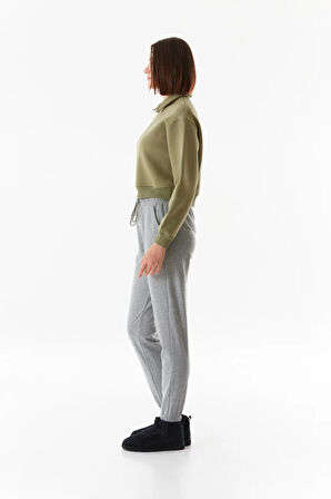 Basic Beli Lastikli Jogger Eşofman Altı