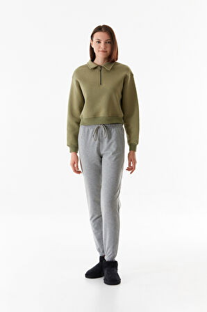 Basic Beli Lastikli Jogger Eşofman Altı
