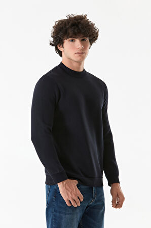 3 İplikBasic Bisiklet Yaka Sweatshirt